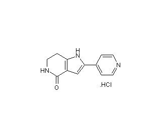 PHA 767491 hydrochloride (CAS 942425-68-5) - chemical structure image 