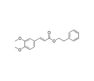 Phenethyl dimethyl caffeate (CAS 145551-14-0) - chemical structure image