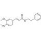 Phenethyl dimethyl caffeate (CAS 145551-14-0) - chemical structure image
