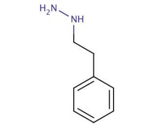 Phenethyl-hydrazine (CAS 51-71-8) - chemical structure image