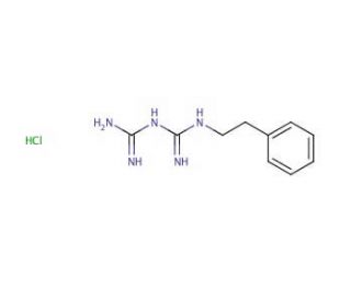 Phenformin Hydrochloride (CAS 834-28-6) - chemical structure image