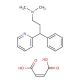 Pheniramine maleate salt (CAS 132-20-7) - chemical structure image