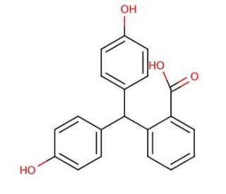 Phenolphthalin (CAS 81-90-3) - chemical structure image