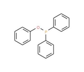 Phenoxydiphenylphosphine (CAS 13360-92-4) - chemical structure image