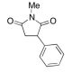 Phensuximide (CAS 86-34-0) - chemical structure image