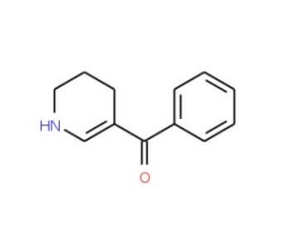 phenyl(1,4,5,6-tetrahydropyridin-3-yl)methanone (CAS 42374-33-4) - chemical structure image