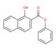 Phenyl 1-hydroxy-2-naphthoate (CAS 132-54-7) - chemical structure image