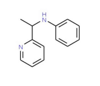 Phenyl-(1-pyridin-2-yl-ethyl)-amine - chemical structure image