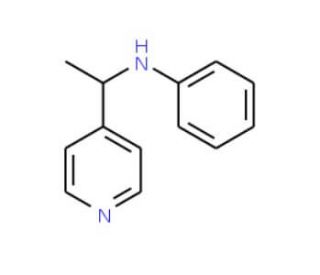 Phenyl-(1-pyridin-4-yl-ethyl)-amine (CAS 152127-34-9) - chemical structure image