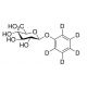Phenyl-d5 β-D-Glucuronide - chemical structure image