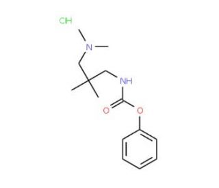 Phenyl N-[3-(dimethylamino)-2,2-dimethylpropyl]-carbamate hydrochloride - chemical structure image
