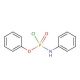 Phenyl N-phenylphosphoramidochloridate (CAS 51766-21-3) - chemical structure image