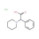 Phenyl-piperidin-1-yl-acetic acid hydrochloride (CAS 107416-50-2) - chemical structure image