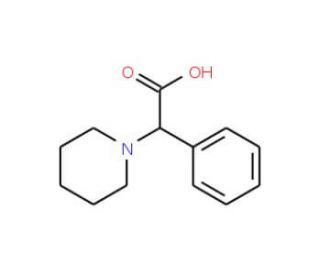 Phenyl-piperidin-1-yl-acetic acid - chemical structure image