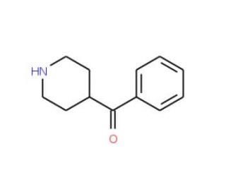 phenyl(piperidin-4-yl)methanone (CAS 37586-22-4) - chemical structure image