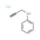 Phenyl-prop-2-ynyl-amine hydrochloride - chemical structure image