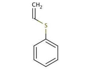 Phenyl vinyl sulfide (CAS 1822-73-7) - chemical structure image