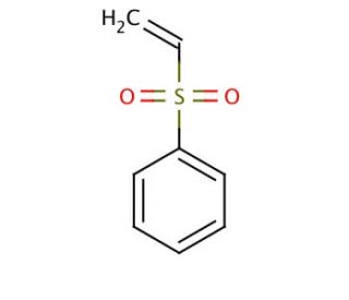 Phenyl vinyl sulfone (CAS 5535-48-8) - chemical structure image