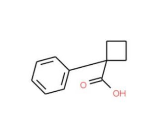 Phenylcyclobutane-1-carboxylic acid (CAS 37828-19-6) - chemical structure image