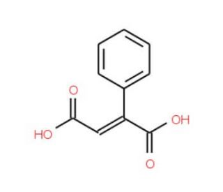 Phenylmaleic acid (CAS 16110-98-8) - chemical structure image