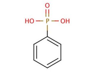Phenylphosphonic acid (CAS 1571-33-1) - chemical structure image