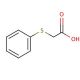 (Phenylthio)acetic acid (CAS 103-04-8) - chemical structure image