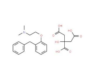 Phenyltoloxamine citrate salt (CAS 1176-08-5) - chemical structure image