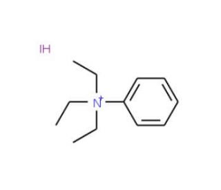 Phenyltriethylammonium iodide (CAS 1010-19-1) - chemical structure image