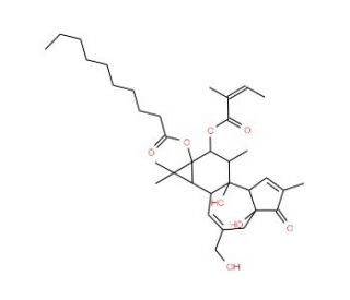 Phorbol-12-tigliate-13-decanoate (CAS 59086-92-9) - chemical structure image