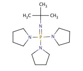 Phosphazene base P1-t-Bu-tris(tetramethylene) (CAS 161118-67-8) - chemical structure image