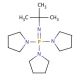 Phosphazene base P1-t-Bu-tris(tetramethylene) (CAS 161118-67-8) - chemical structure image