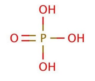 Phosphoric acid (CAS 7664-38-2) - chemical structure image