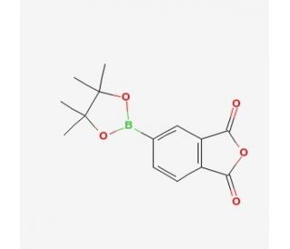 Phthalic anhydride-4-boronic acid pinacol ester (CAS 849677-21-0) - chemical structure image