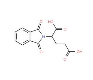 Phthaloyl-DL-glutamic acid (CAS 2301-52-2) - chemical structure image