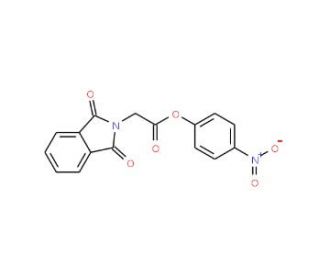 Phthaloyl-glycine 4-nitorophenyl ester (CAS 21313-49-5) - chemical structure image