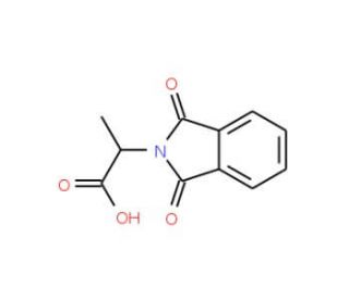 Phthaloyl-L-alanine (CAS 4192-28-3) - chemical structure image