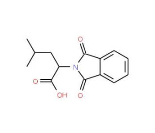 Phthaloyl-L-Leucine (CAS 2419-38-7) - chemical structure image