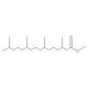 Phytanic acid methyl ester (CAS 1118-77-0) - chemical structure image