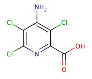 Picloram (CAS 1918-02-1) - chemical structure image