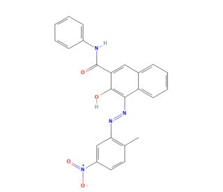 Pigment Red 22 (CAS 6448-95-9) - chemical structure image