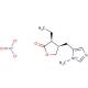 Pilocarpine nitrate salt (CAS 148-72-1) - chemical structure image