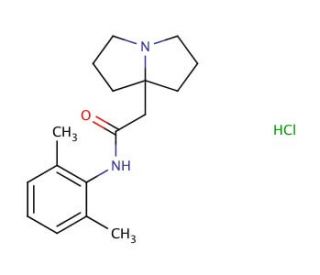 Pilsicainide hydrochloride (CAS 88069-49-2) - chemical structure image