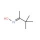 Pinacolone oxime (CAS 2475-93-6) - chemical structure image