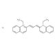 Pinacyanol bromide (CAS 2670-67-9) - chemical structure image