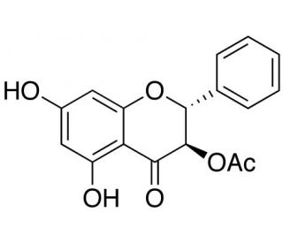 Pinobanksin acetate (CAS 52117-69-8) - chemical structure image