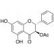Pinobanksin acetate (CAS 52117-69-8) - chemical structure image