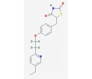 Pioglitazone-d4 (CAS 1134163-31-7) - chemical structure image