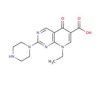 Pipemidic acid (CAS 51940-44-4) - chemical structure image