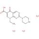 Pipemidic Acid Trihydrate - chemical structure image