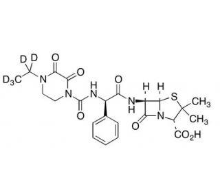 Piperacillin-d5 (CAS 61477-96-1) - chemical structure image